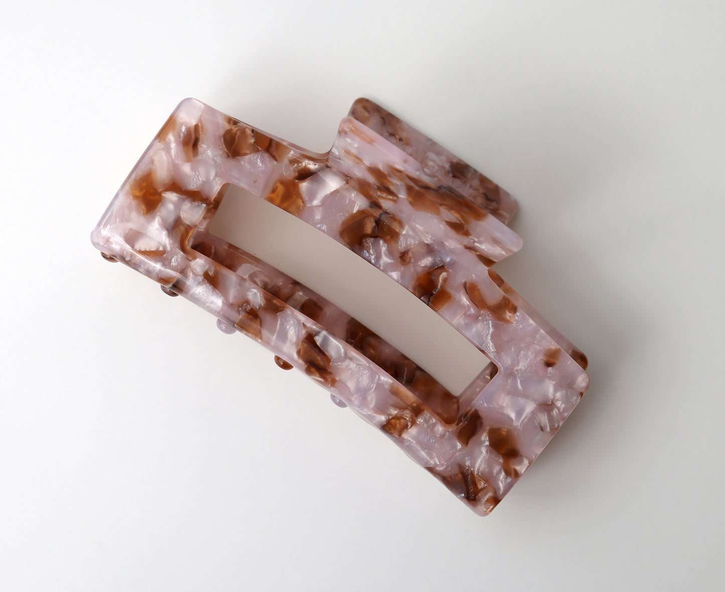 Wanda Haarklammer Rose von Atelier Polmar auf weißem Hintergrund